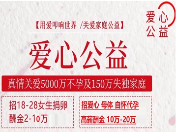 潘集捐卵助孕生子 爱心志愿者招募